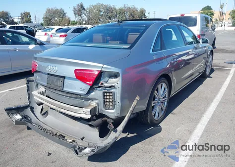2012 Audi A8 L 4.2 from USA, damaged, VIN WAURVAFD0CN001341